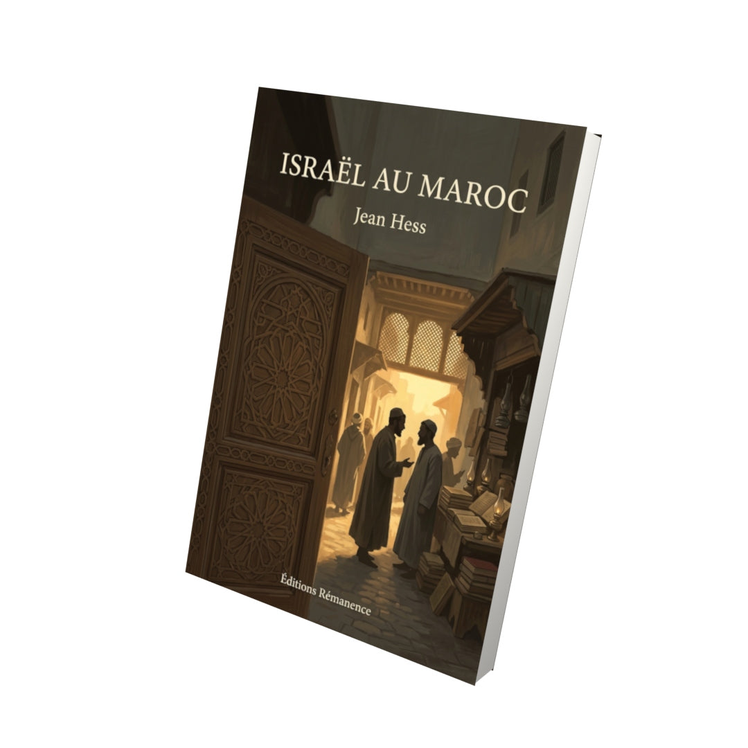 Livre Israël au Maroc par Jean Hess - Vue 3D - Editions Remanence