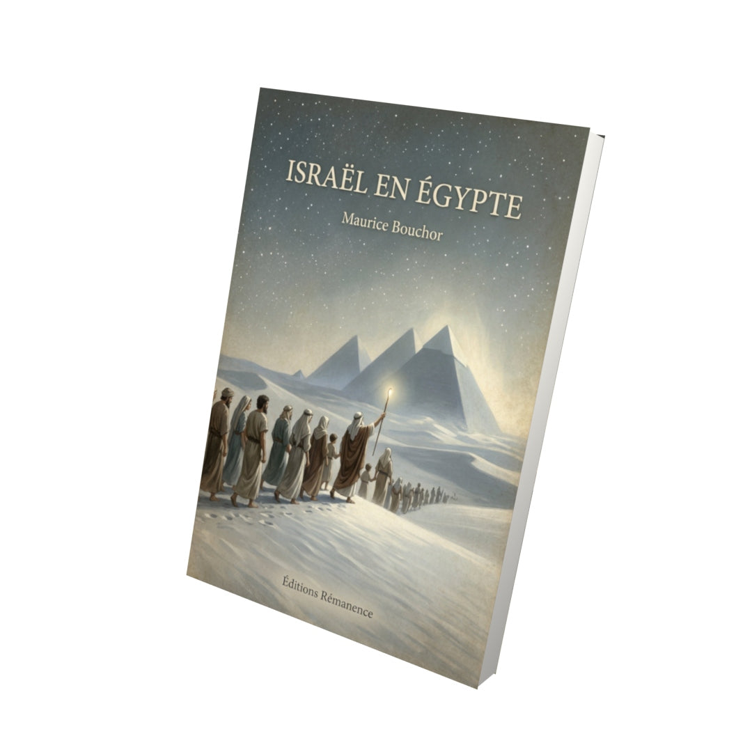 Livre Israël en Égypte - Maurice Bouchor - Vue 3D - Editions Remanence