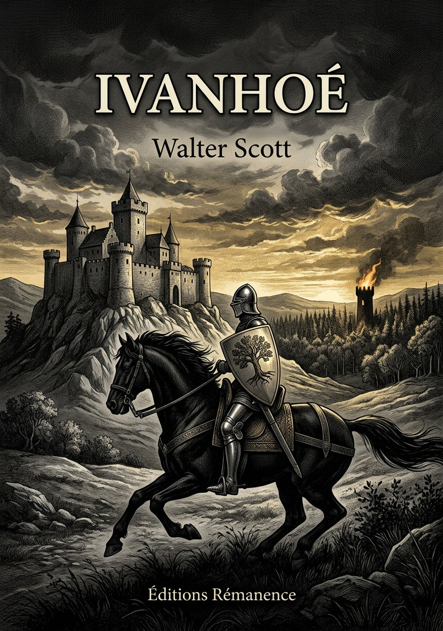 Livre Ivanhoé par Walter Scott - Couverture - Editions Remanence