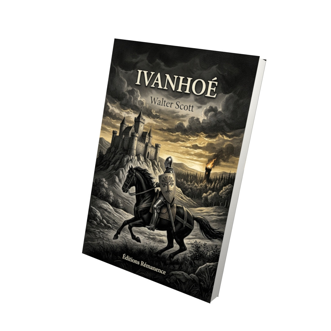 Livre Ivanhoé par Walter Scott - Vue 3D - Editions Remanence