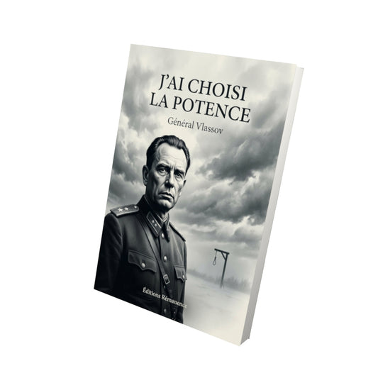 Livre J'ai choisi la potence - Général Vlassov - Vue 3D - Editions Remanence