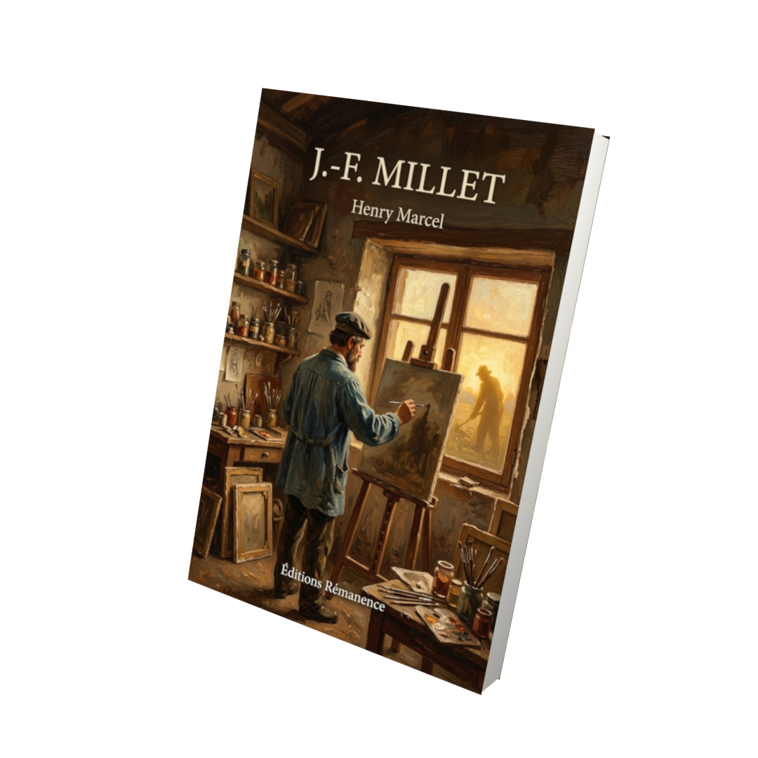 Livre J.-F. Millet par Henry Marcel - Vue 3D - Editions Remanence