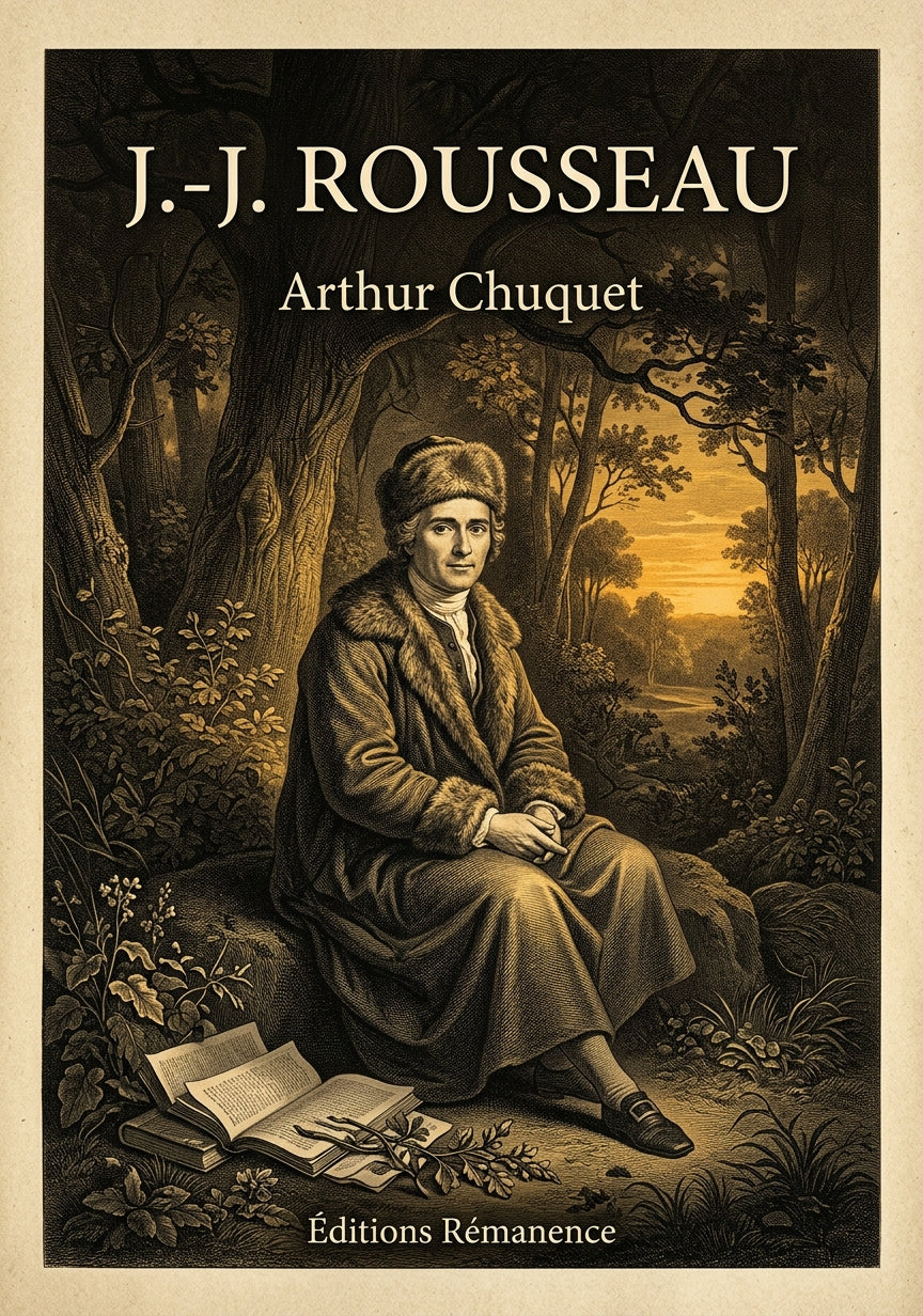 Livre J.-J. Rousseau par Arthur Chuquet - Couverture - Editions Remanence