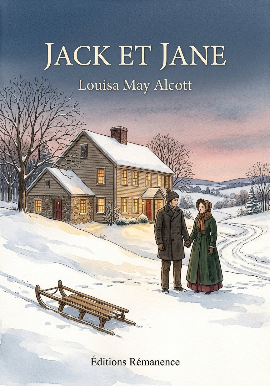 Livre Jack et Jane par Louisa May Alcott - Couverture - Editions Remanence