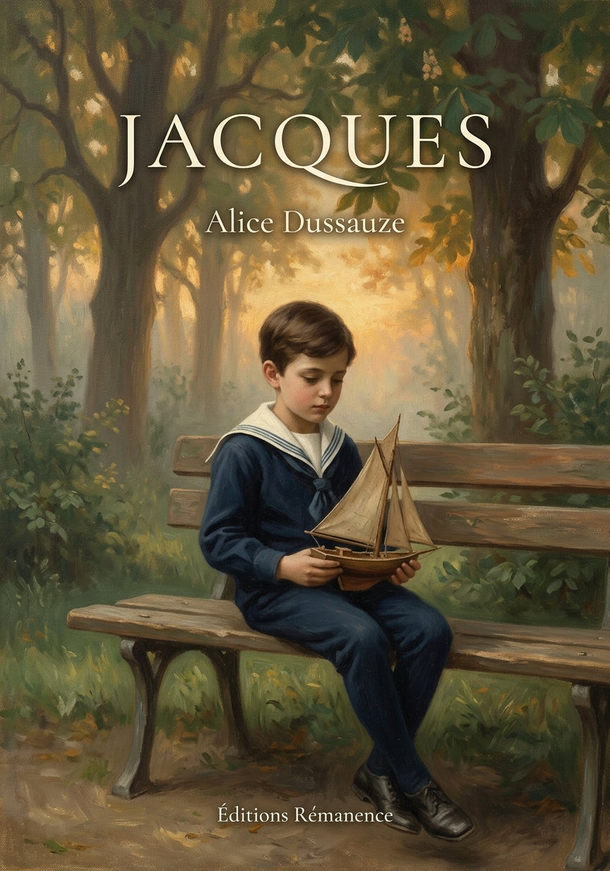 Livre Jacques par Alice Dussauze - Couverture - Editions Remanence