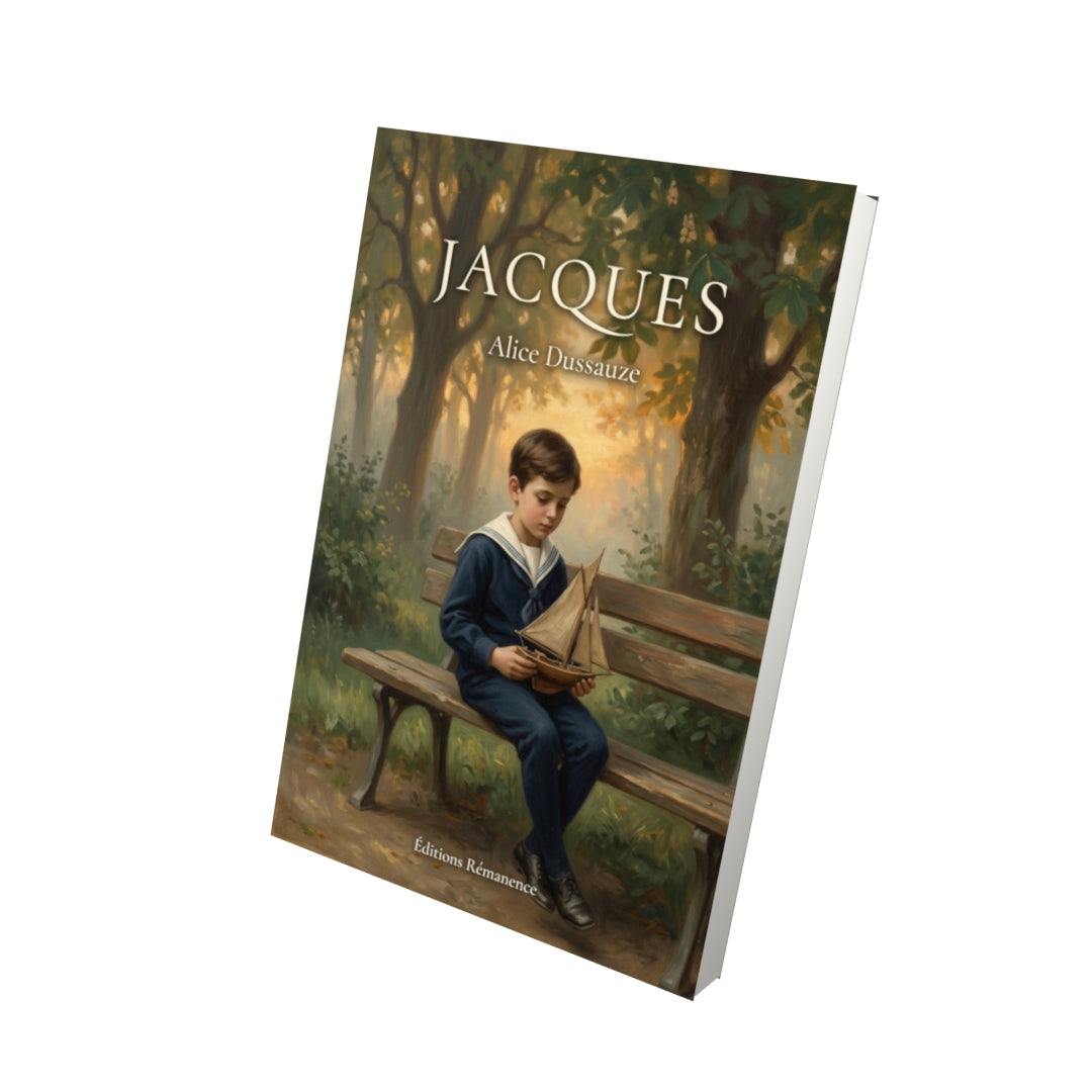 Livre Jacques par Alice Dussauze - Vue 3D - Editions Remanence