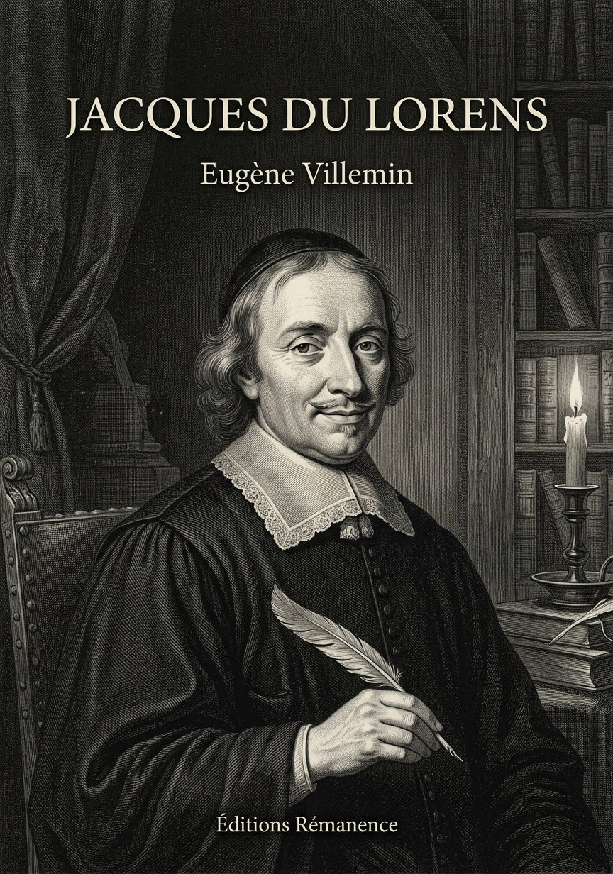 Livre Jacques Du Lorens par Eugène Villemin - Couverture - Editions Remanence