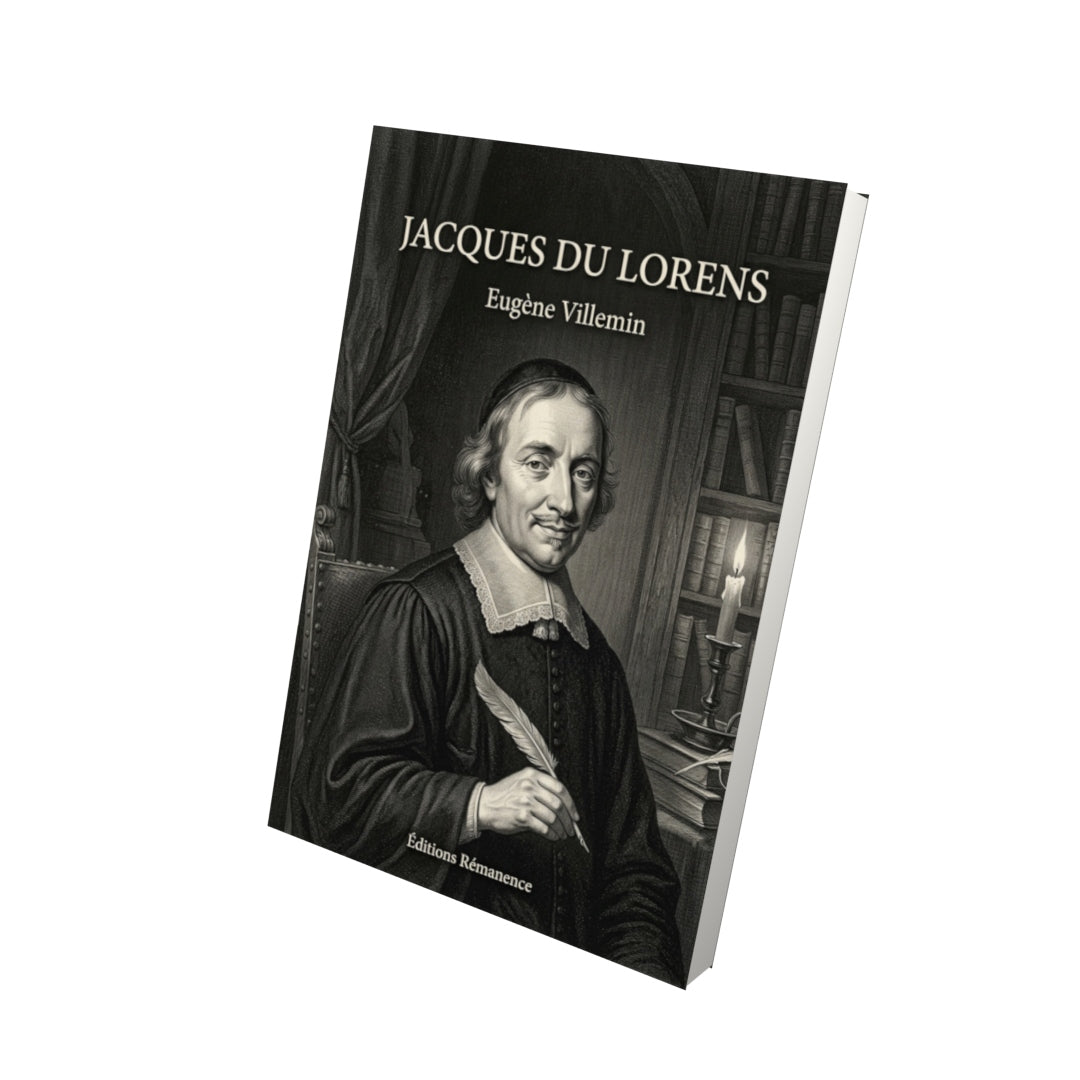 Livre Jacques Du Lorens par Eugène Villemin - Vue 3D - Editions Remanence
