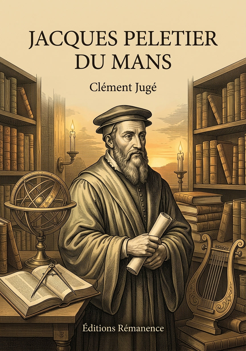 Livre Jacques Peletier du Mans par Clément Jugé - Couverture - Editions Remanence