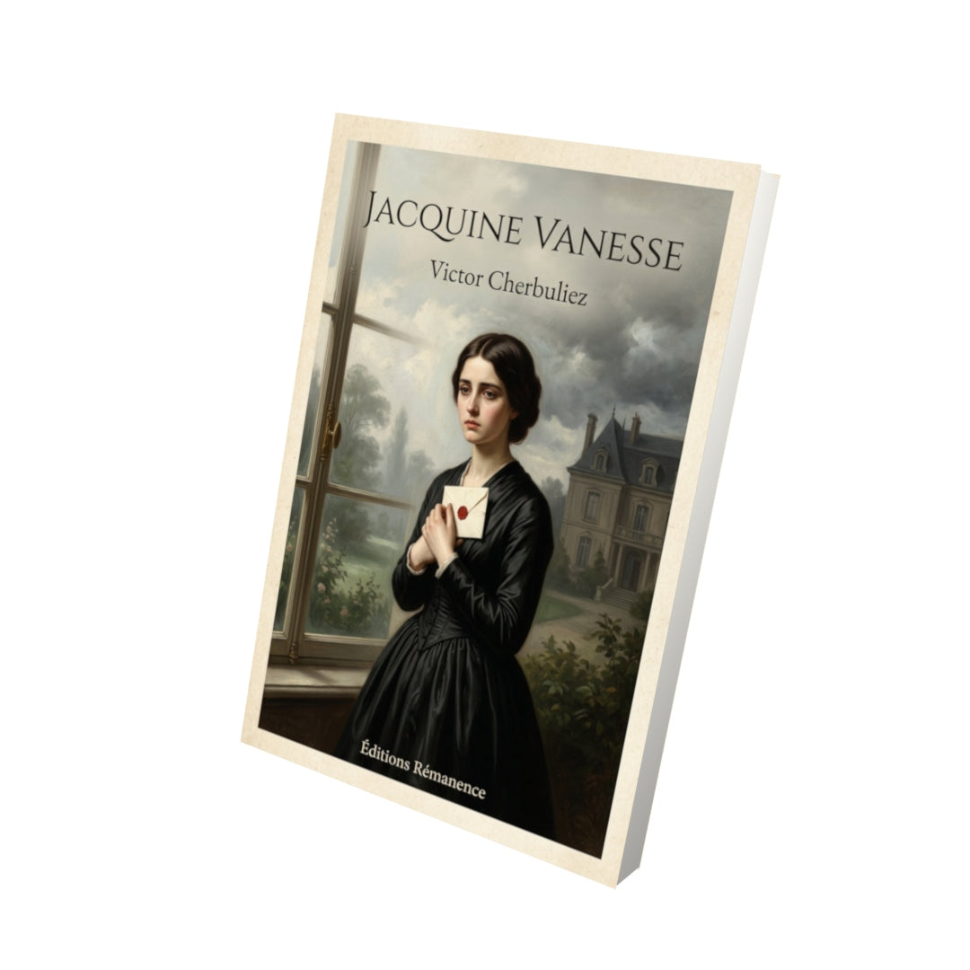 Livre Jacquine Vanesse - Victor Cherbuliez - Vue 3D - Editions Remanence