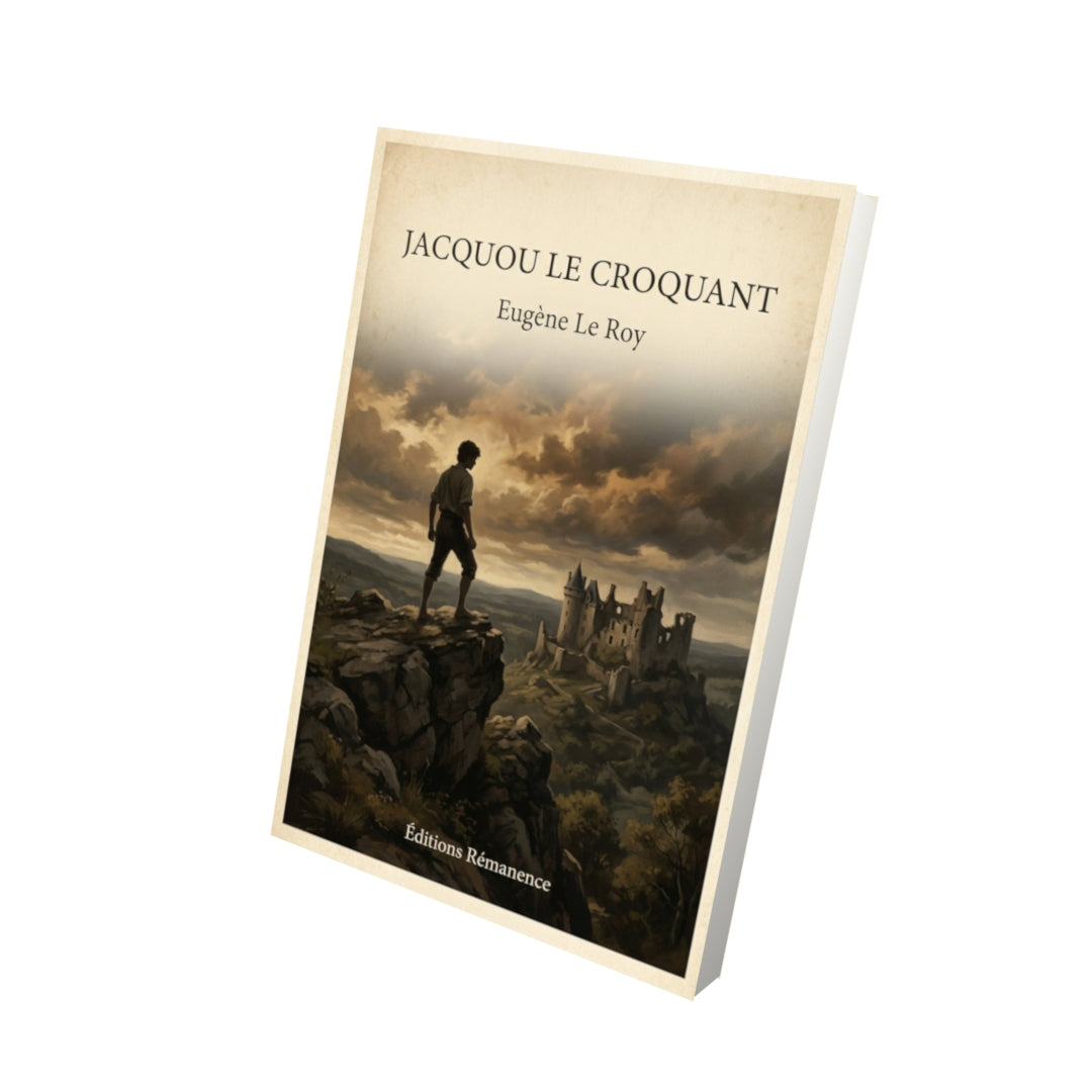 Livre Jacquou le Croquant - Eugène Le Roy - Vue 3D - Editions Remanence