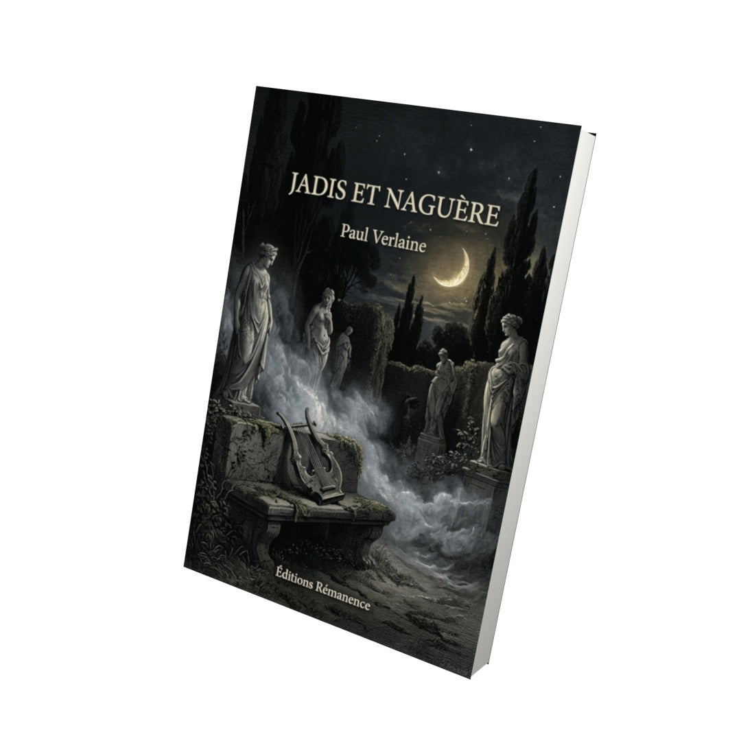 Livre Jadis et Naguère par Paul Verlaine - Vue 3D - Editions Remanence