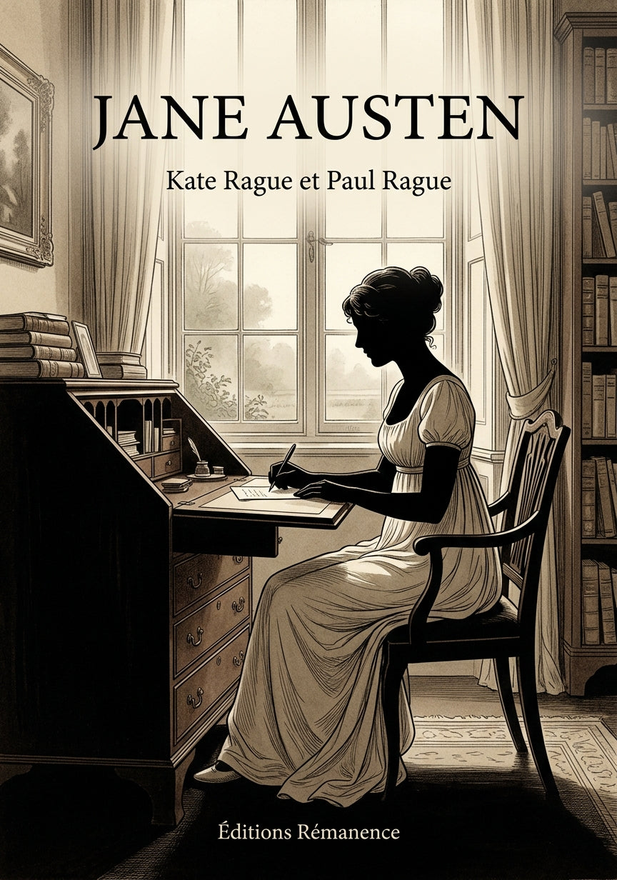 Livre Jane Austen par Kate Rague et Paul Rague - Couverture - Editions Remanence