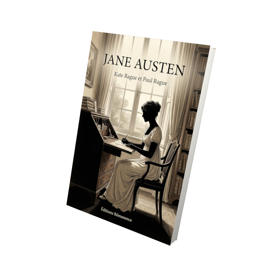 Livre Jane Austen par Kate Rague et Paul Rague - Vue 3D - Editions Remanence