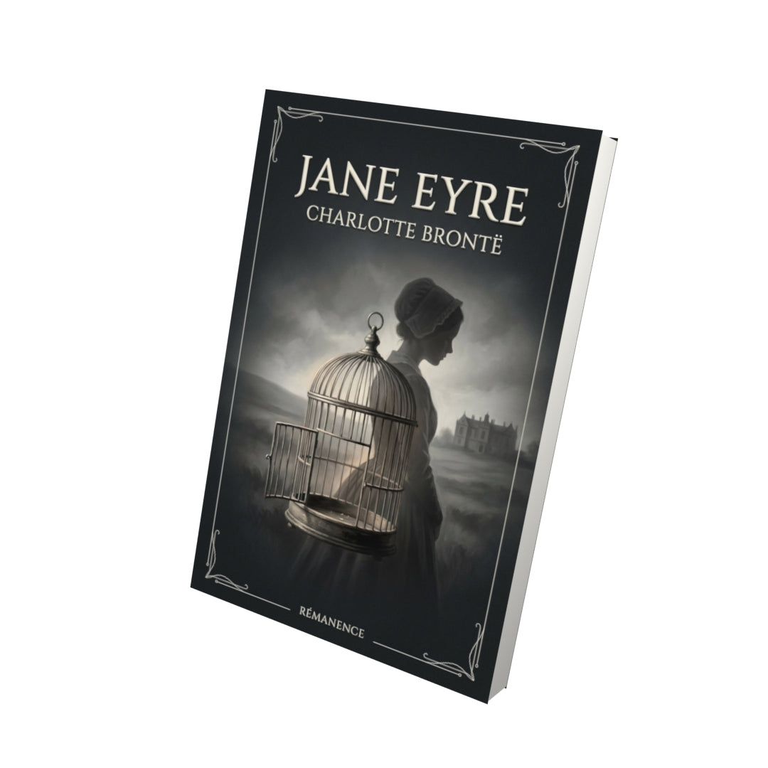 Livre Jane Eyre – Charlotte Brontë - Vue 3D - Editions Remanence