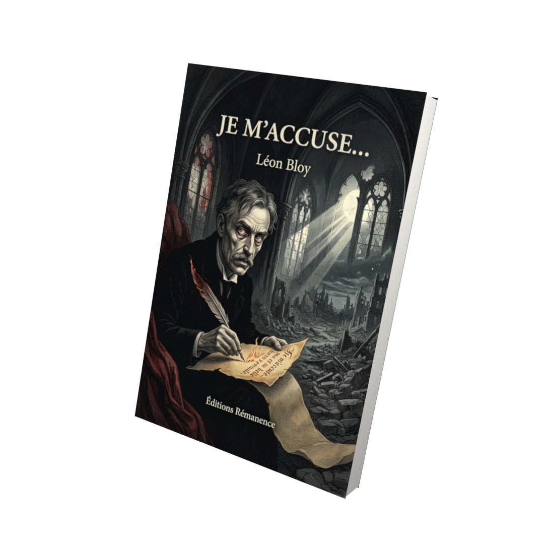 Livre Je m’accuse… par Léon Bloy - Vue 3D - Editions Remanence