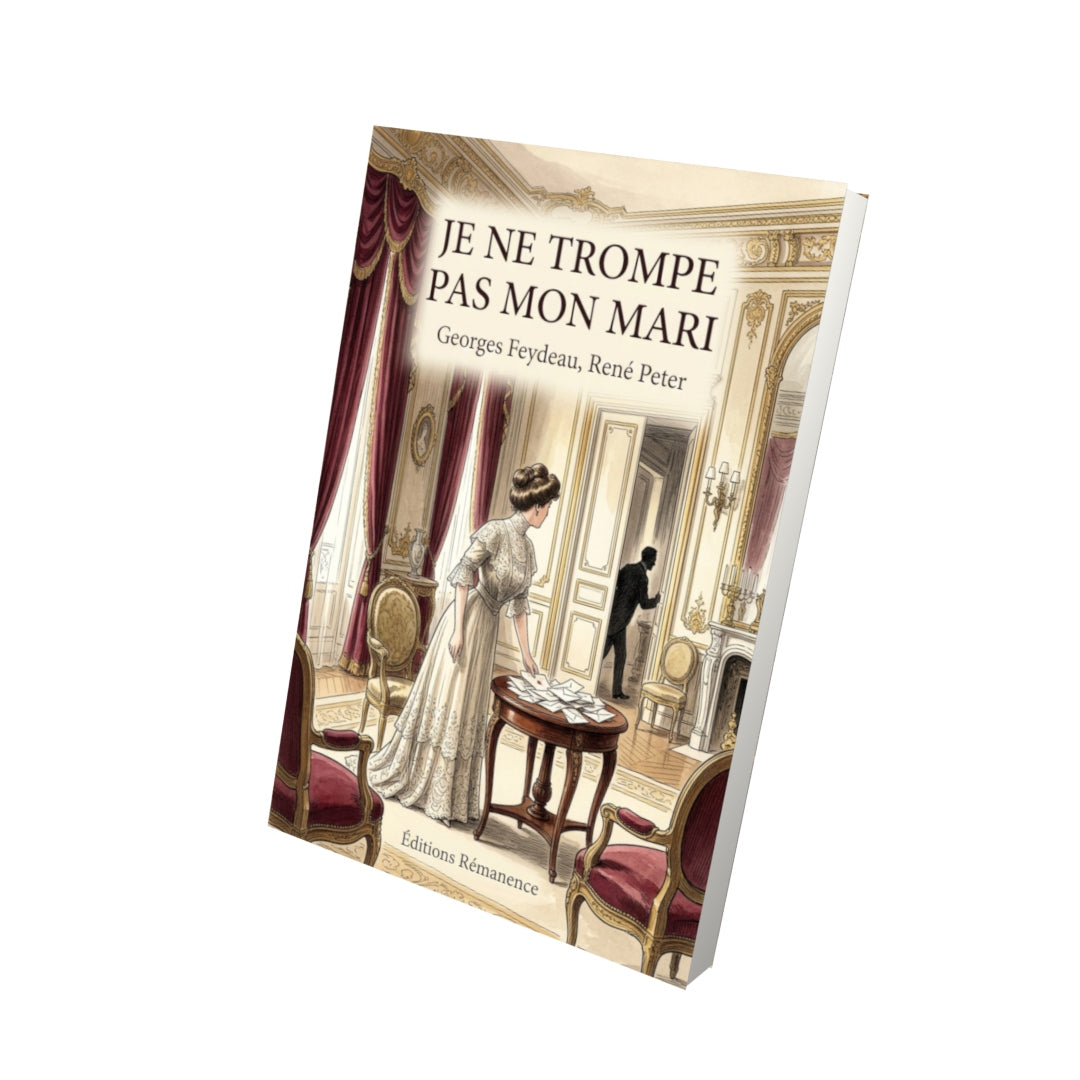 Livre Je ne trompe pas mon mari par Georges Feydeau, René Peter - Vue 3D - Editions Remanence