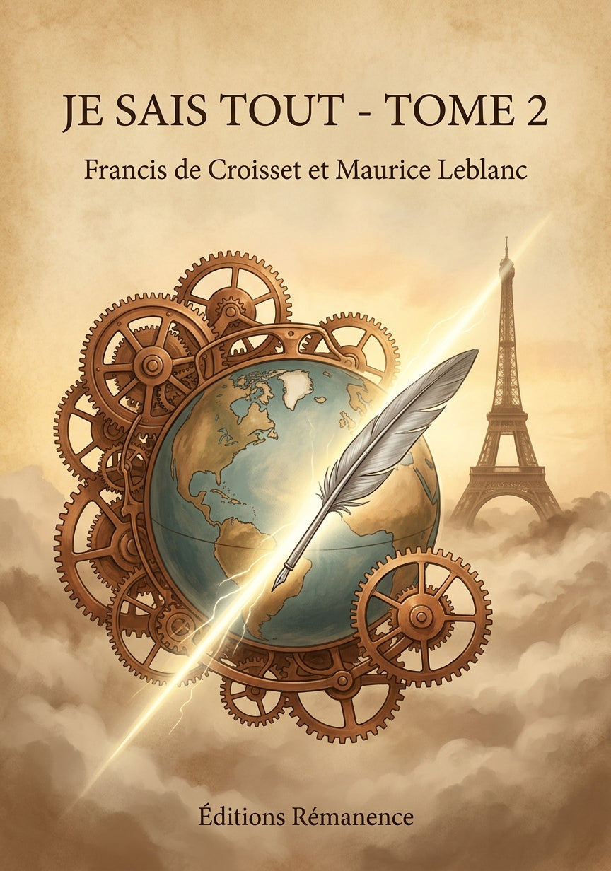 Livre Je sais tout - Tome 2 par Francis de Croisset et Maurice Leblanc - Couverture - Editions Remanence