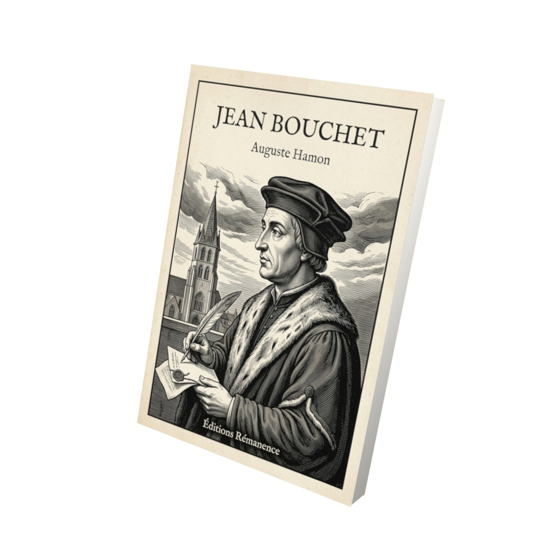Livre Jean Bouchet par Auguste Hamon - Vue 3D - Editions Remanence
