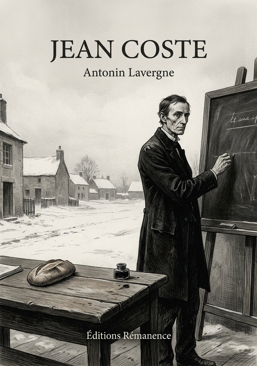 Livre Jean Coste par Antonin Lavergne - Couverture - Editions Remanence