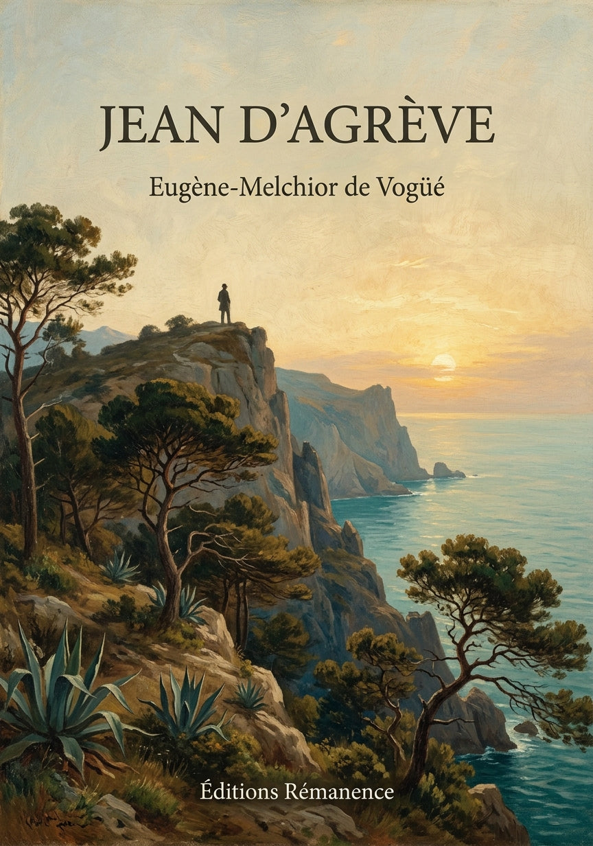 Livre Jean d’Agrève par Eugène-Melchior de Vogüé - Couverture - Editions Remanence