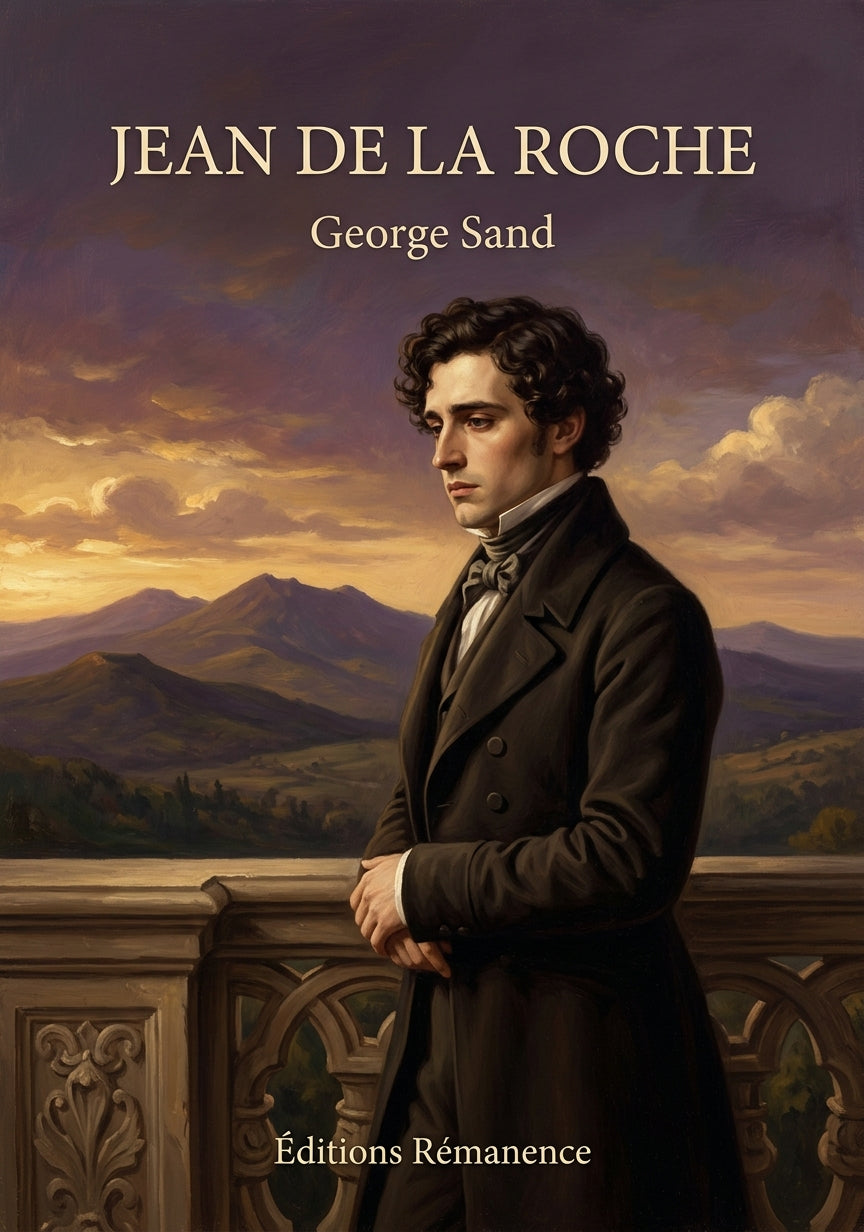 Livre Jean de la Roche par George Sand - Couverture - Editions Remanence