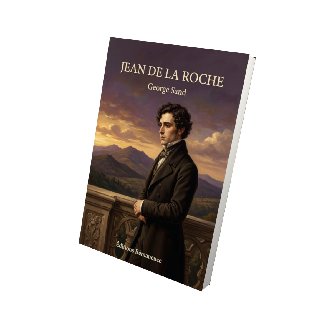 Livre Jean de la Roche par George Sand - Vue 3D - Editions Remanence