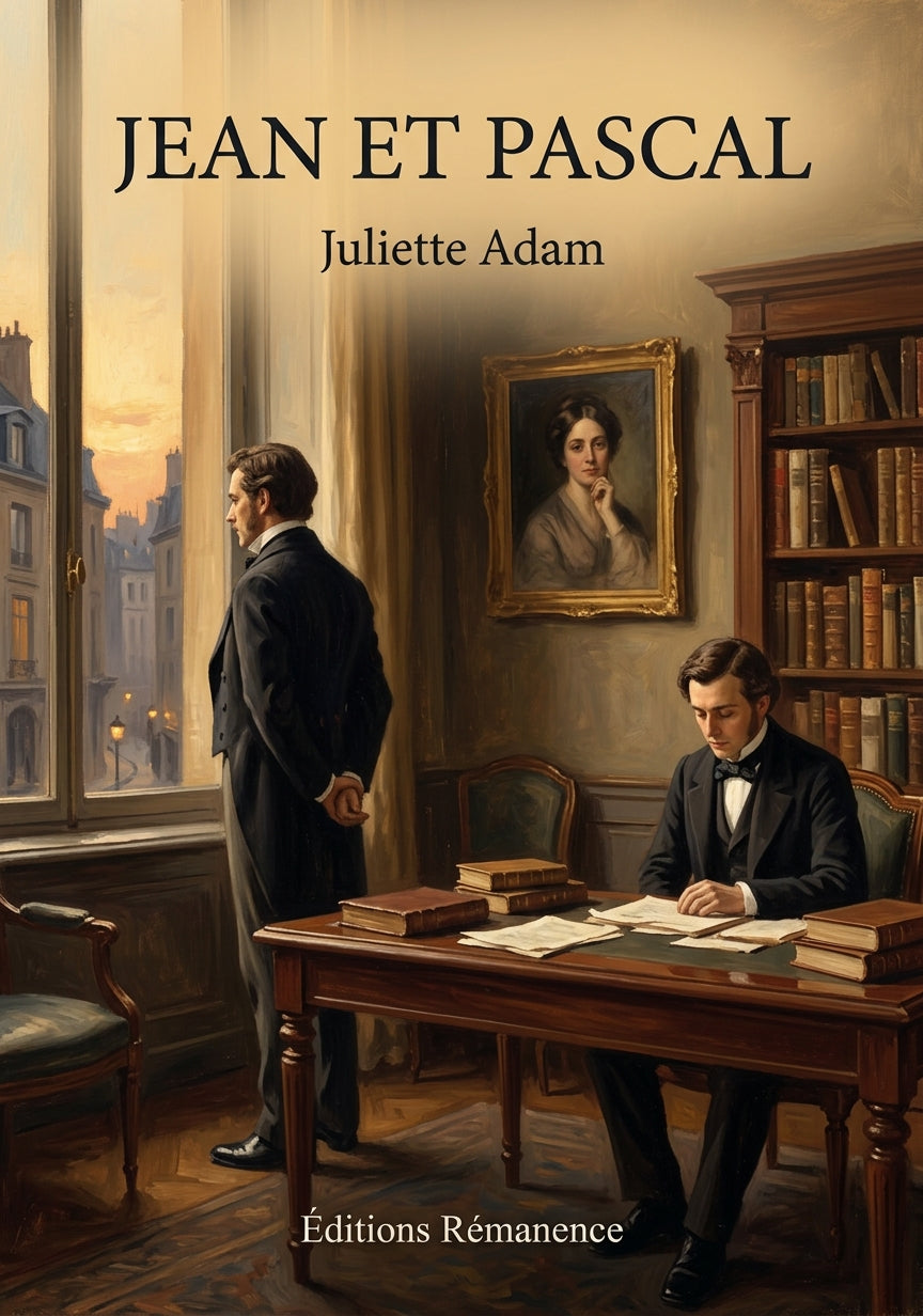 Livre Jean et Pascal par Juliette Adam - Couverture - Editions Remanence