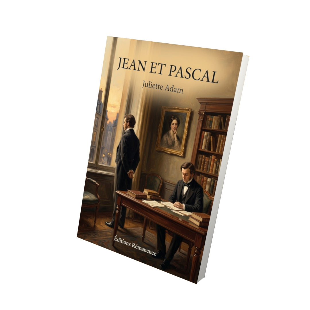Livre Jean et Pascal par Juliette Adam - Vue 3D - Editions Remanence