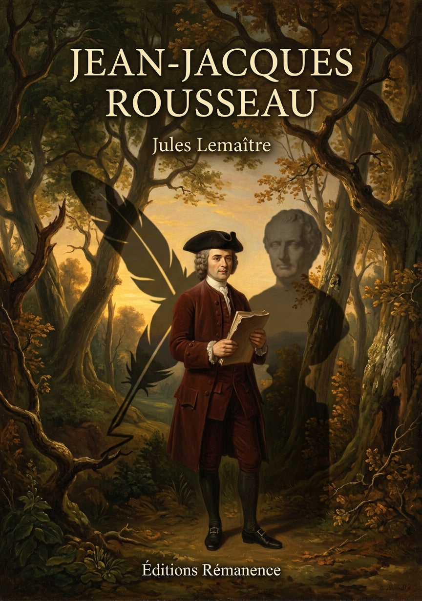Livre Jean-Jacques Rousseau par Jules Lemaître - Couverture - Editions Remanence