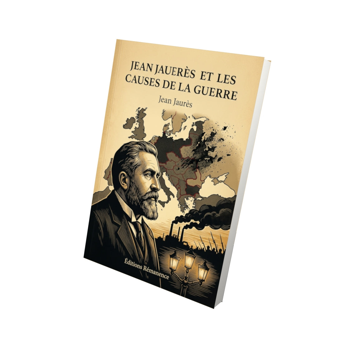Livre Jean Jaurès et les causes de la guerre par Jean Jaurès - Vue 3D - Editions Remanence