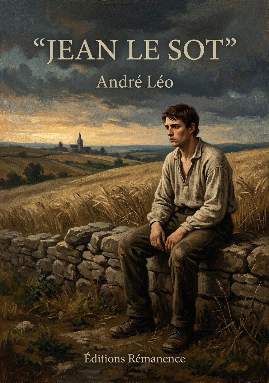 Livre Jean le sot par André Léo - Couverture - Editions Remanence