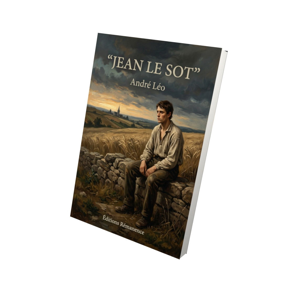 Livre Jean le sot par André Léo - Vue 3D - Editions Remanence