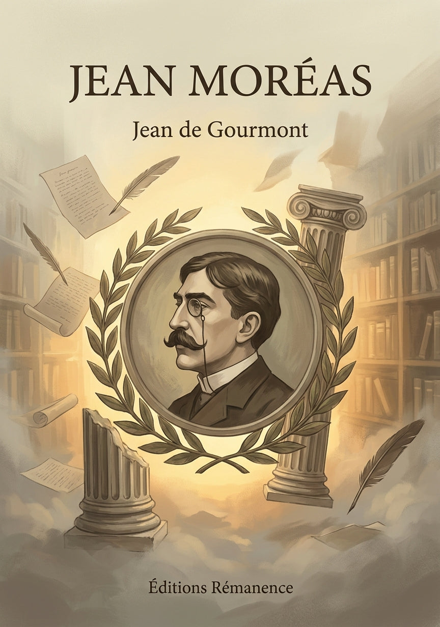 Livre Jean Moréas par Jean de Gourmont - Couverture - Editions Remanence