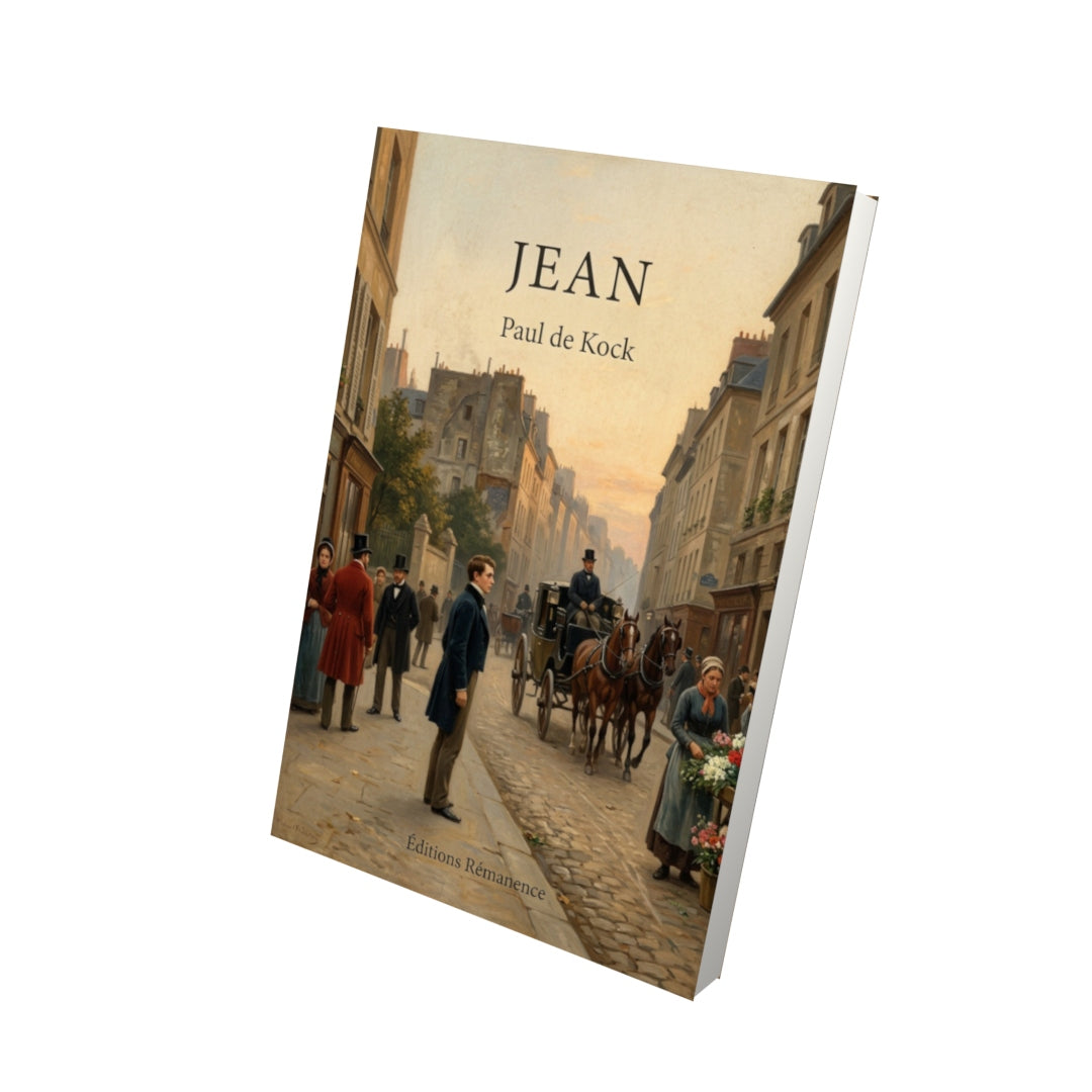 Livre Jean - Paul de Kock - Vue 3D - Editions Remanence