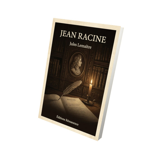 Livre Jean Racine - Jules Lemaître - Vue 3D - Editions Remanence