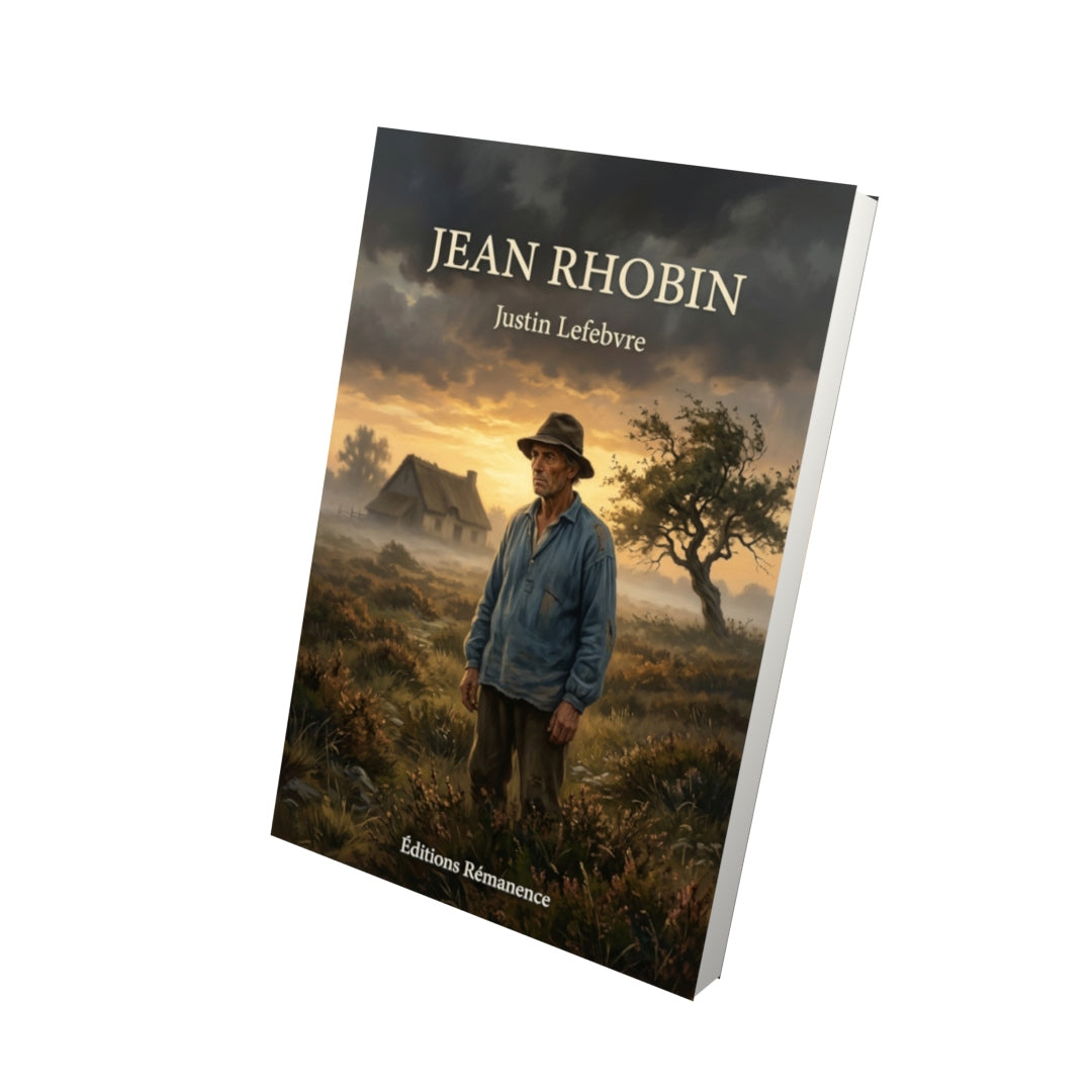 Livre Jean Rhobin par Justin Lefebvre - Vue 3D - Editions Remanence