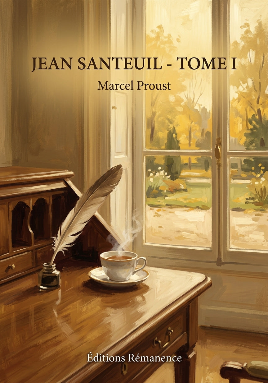 Livre Jean Santeuil - Tome I par Marcel Proust - Couverture - Editions Remanence