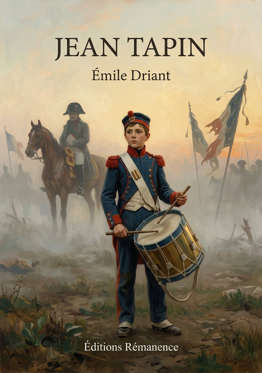 Livre Jean Tapin par Émile Driant - Couverture - Editions Remanence
