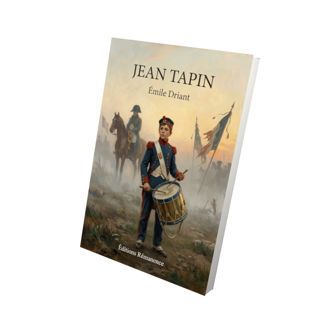 Livre Jean Tapin par Émile Driant - Vue 3D - Editions Remanence