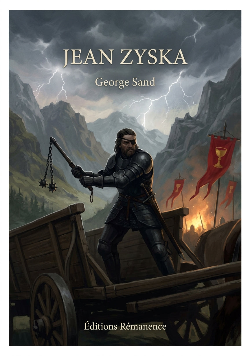 Livre Jean Zyska par George Sand - Couverture - Editions Remanence