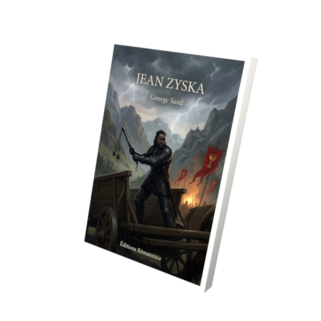 Livre Jean Zyska par George Sand - Vue 3D - Editions Remanence