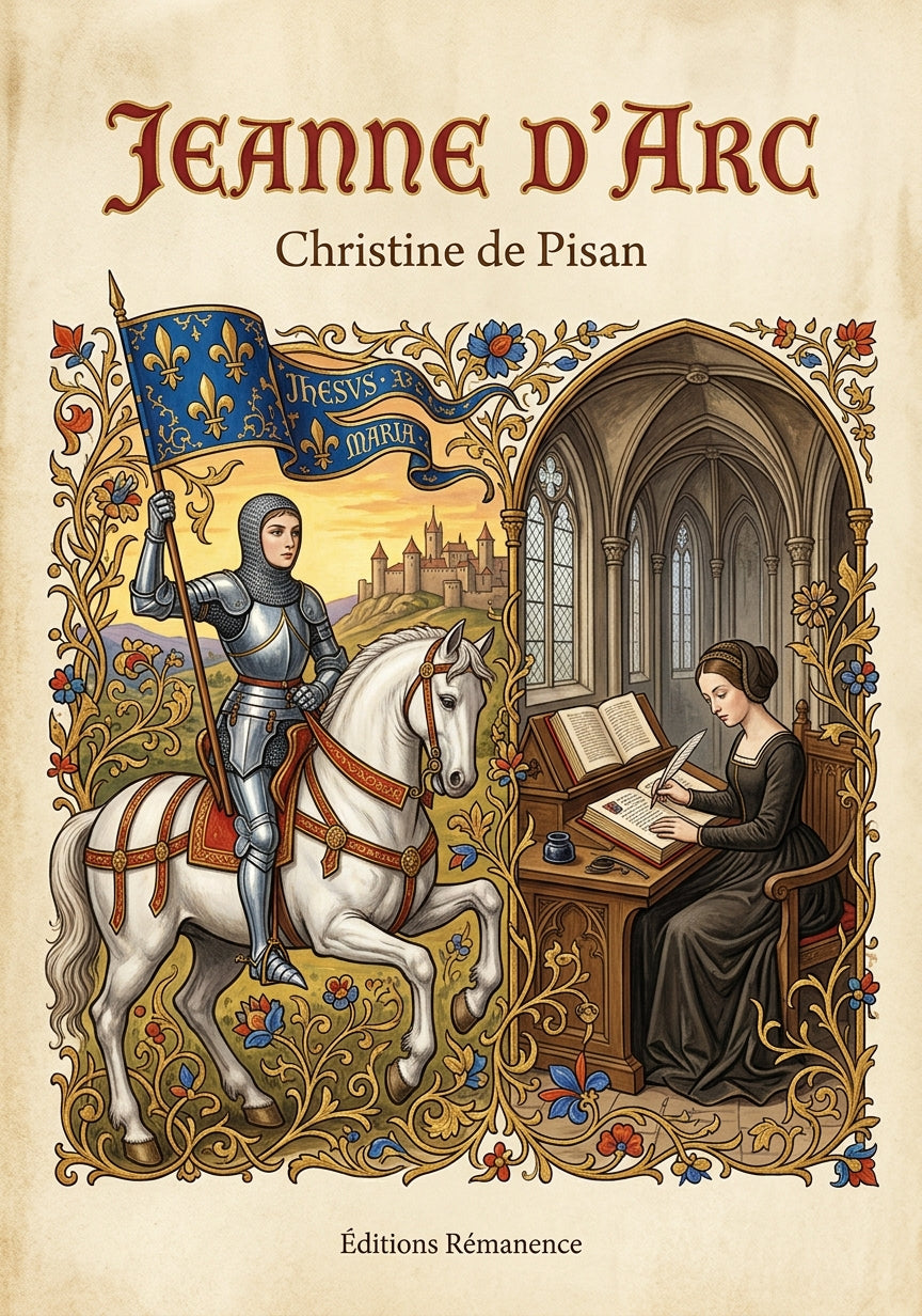 Livre Jeanne d’Arc par Christine de Pisan - Couverture - Editions Remanence