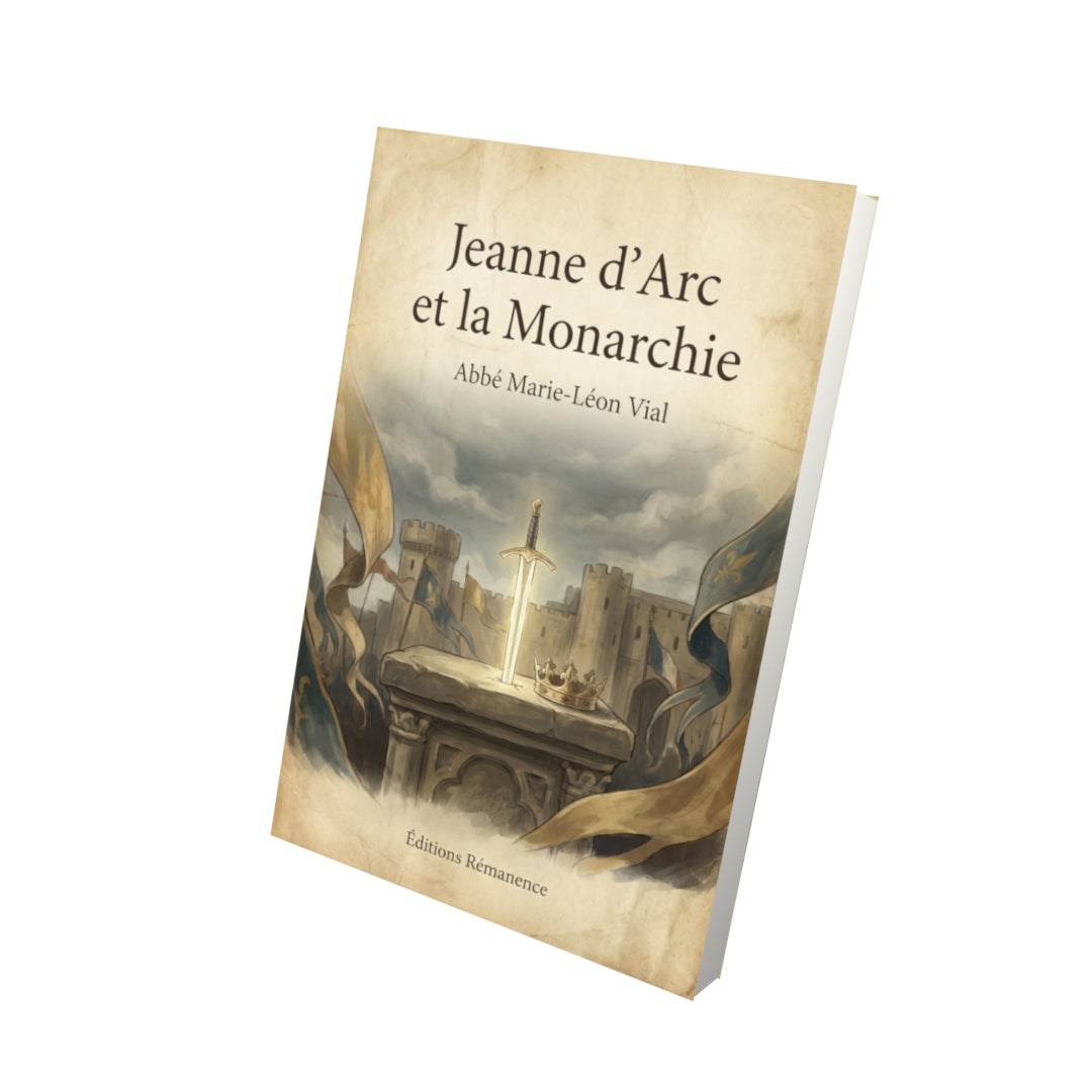 Livre Jeanne d’Arc et la Monarchie – Abbé Marie-Léon Vial - Vue 3D - Editions Remanence