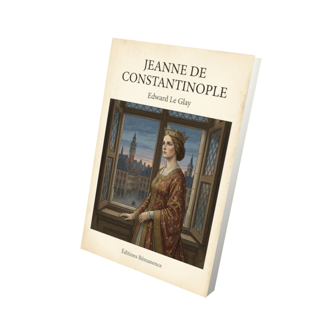 Livre Jeanne de Constantinople - Edward Le Glay - Vue 3D - Editions Remanence