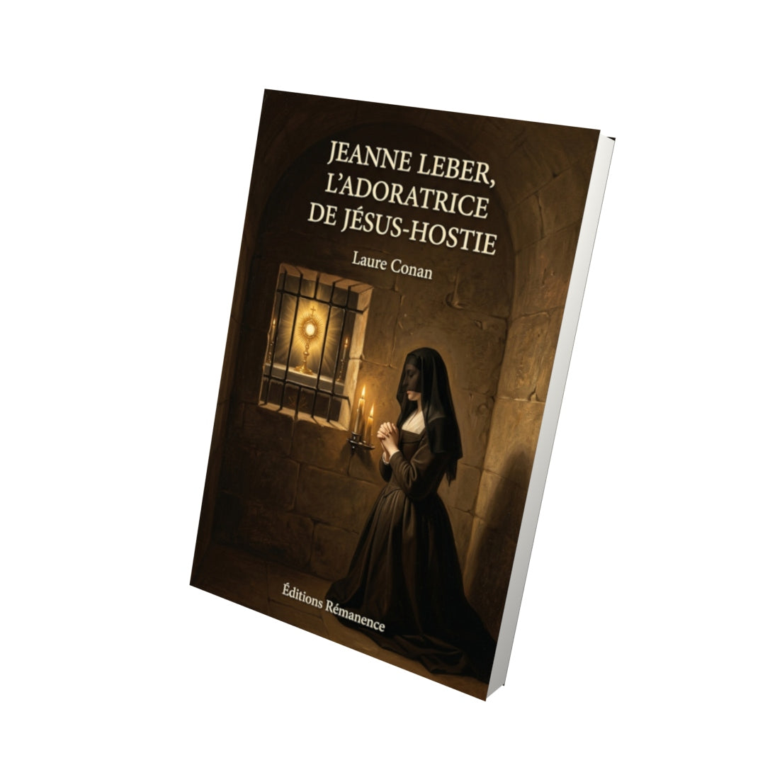 Livre Jeanne LeBer, l’adoratrice de Jésus-Hostie par Laure Conan - Vue 3D - Editions Remanence