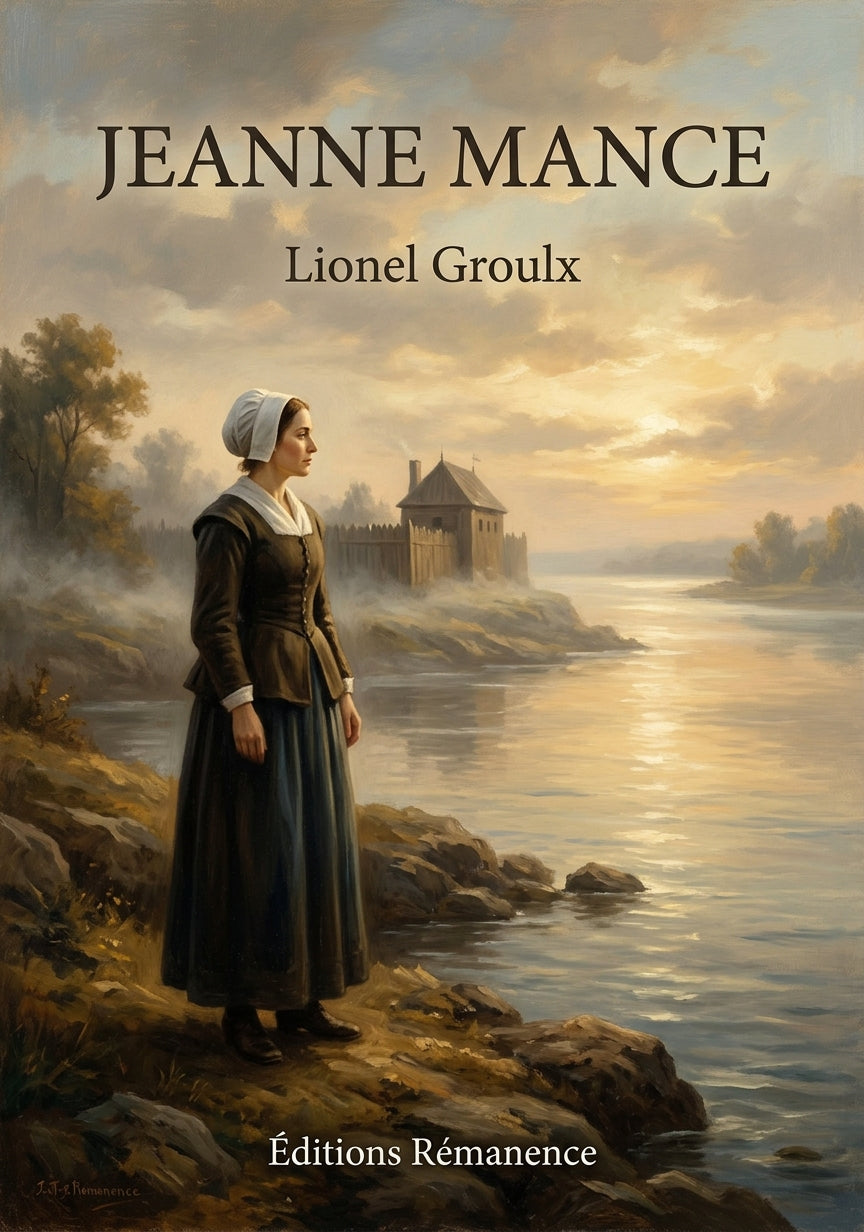 Livre Jeanne Mance par Lionel Groulx - Couverture - Editions Remanence