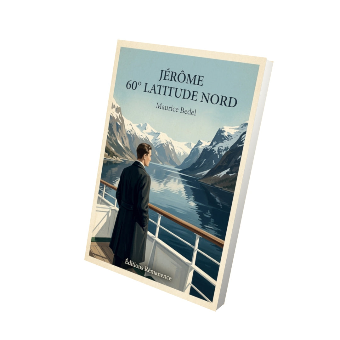 Livre Jérôme 60° latitude nord - Maurice Bedel - Vue 3D - Editions Remanence