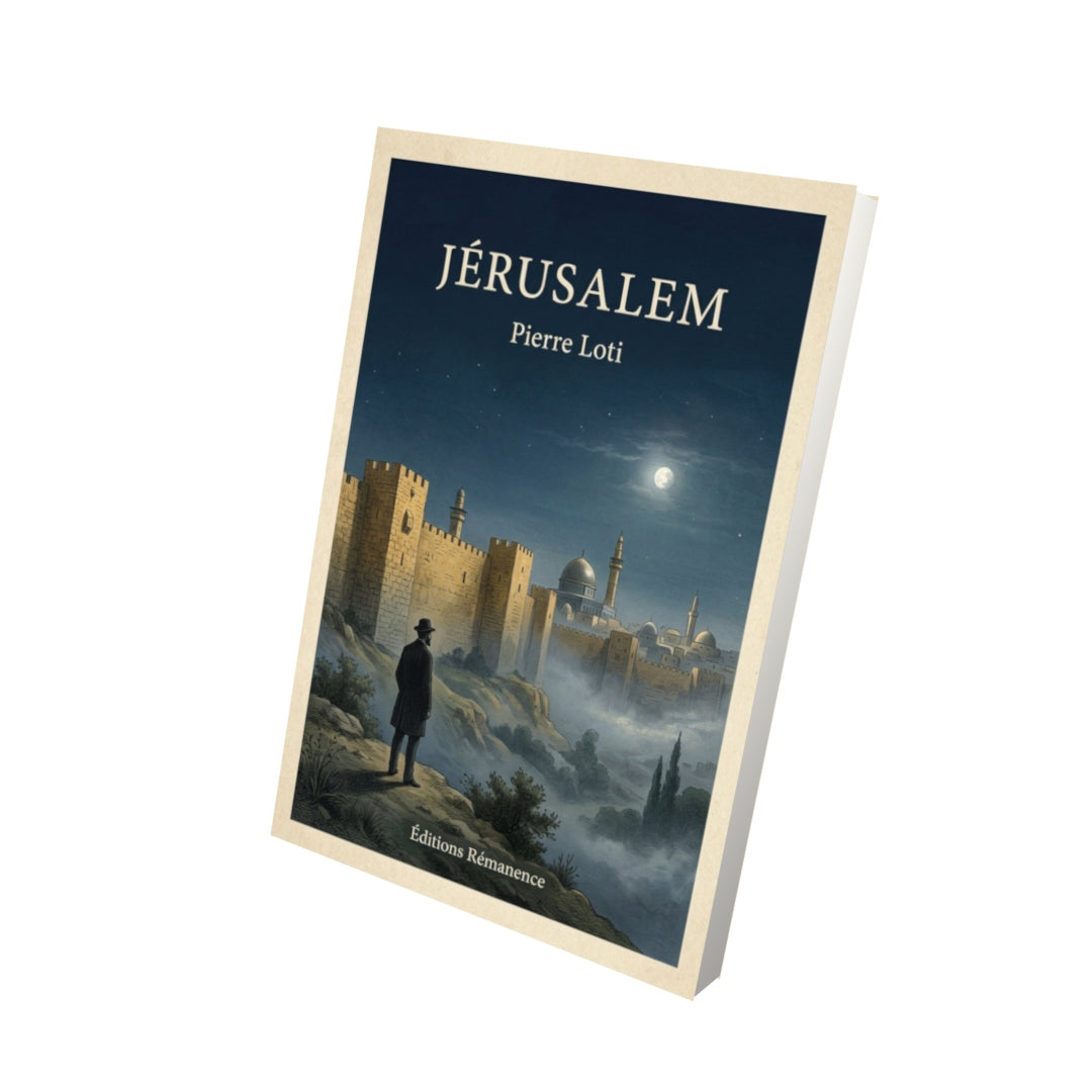 Livre Jérusalem - Pierre Loti - Vue 3D - Editions Remanence