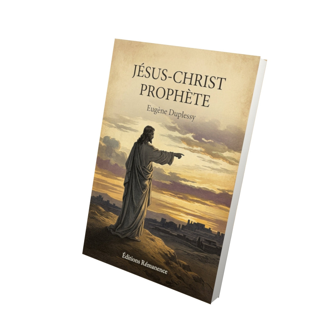 Livre Jésus-Christ prophète - Eugène Duplessy - Vue 3D - Editions Remanence